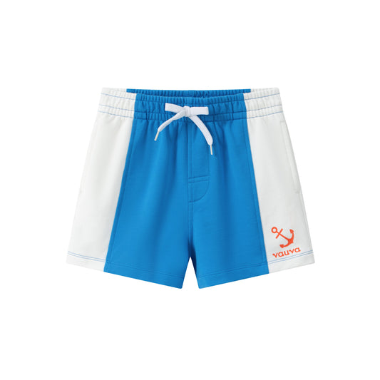 Boy Sailor Hook Embroidered Shorts