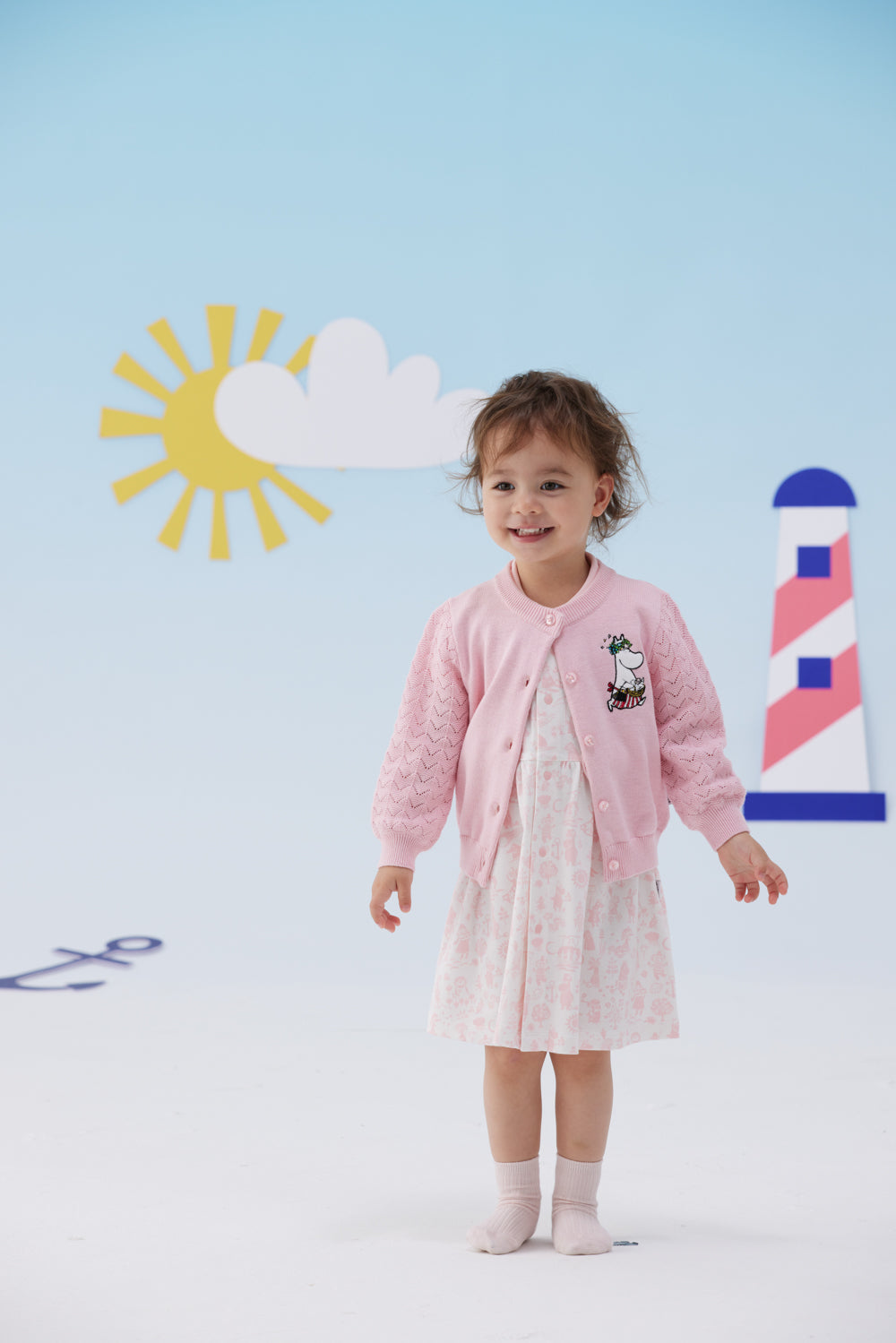 Baby Girls Moomin Long Sleeve Cardigan