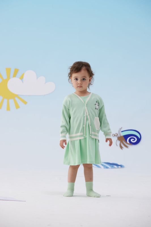 Baby Moomin Embroidered Cardigan