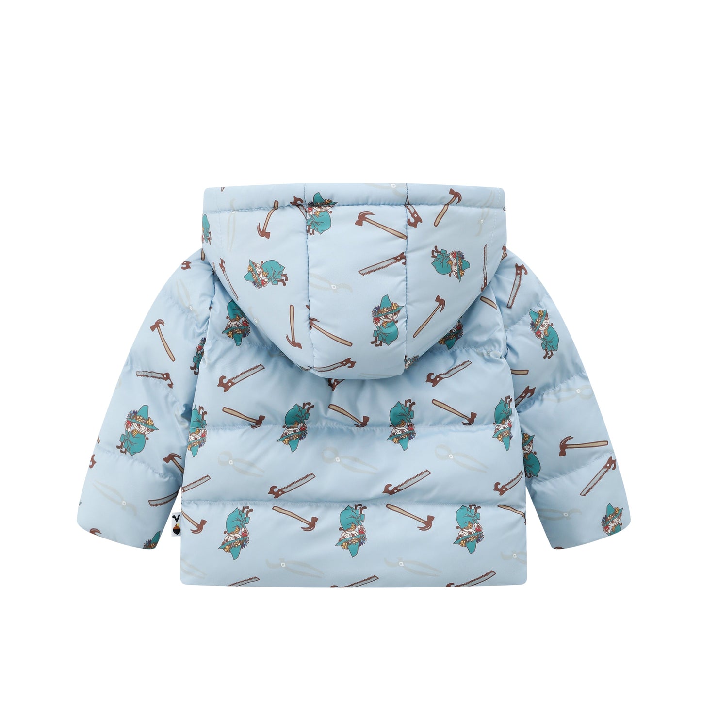 Baby Boys Moomin Padded Jacket With Hood