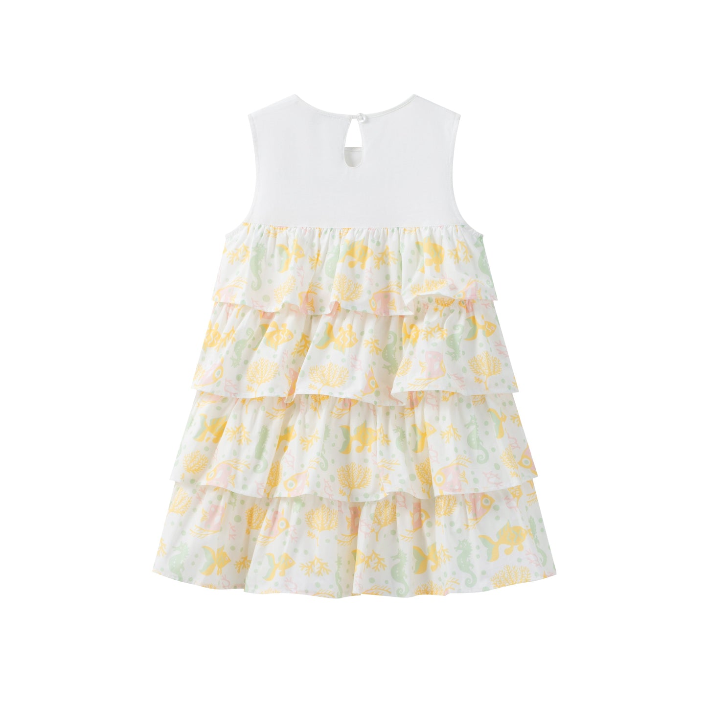 Toddler Girl Ruffle Short Sleeves Dress