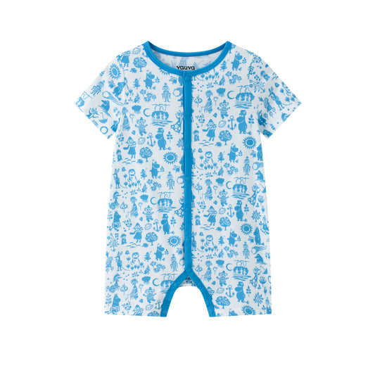 Baby Moomin Print Short Sleeve Romper