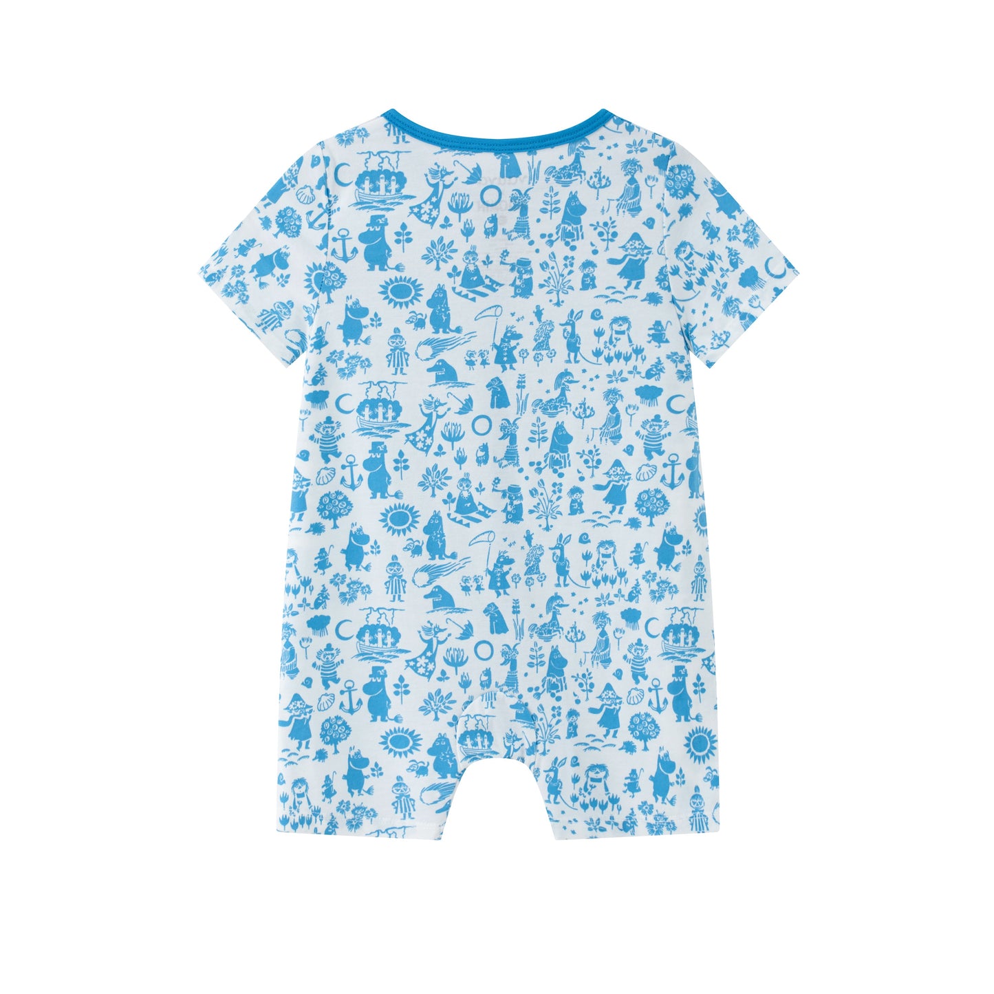 Baby Moomin Print Short Sleeve Romper