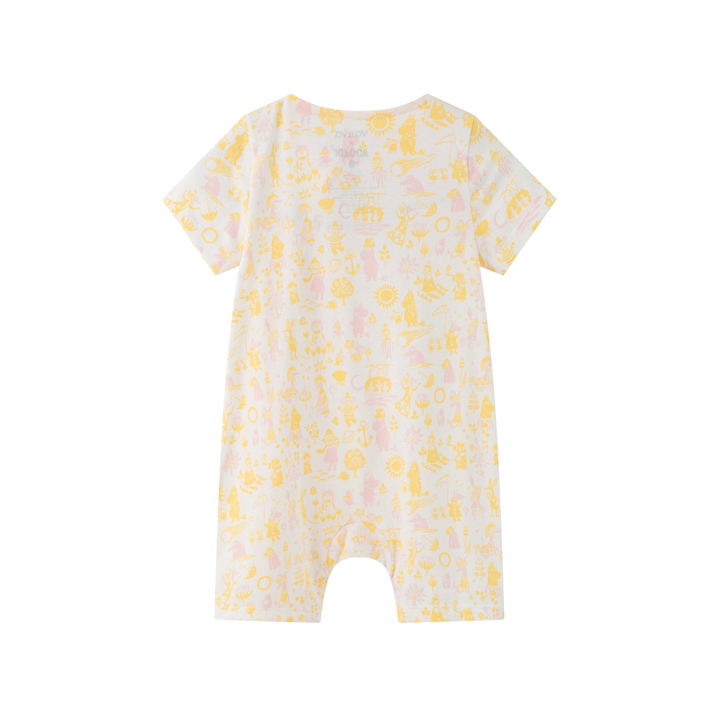 Baby Girl All Over Print Short Sleeve Romper