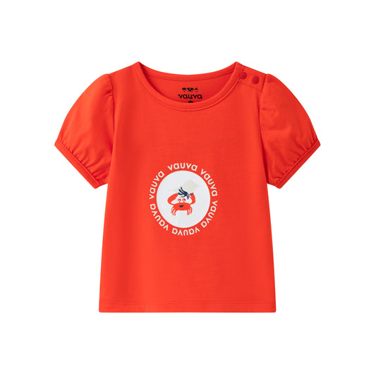 Baby Crab Print T-Shirt & Shorts Set