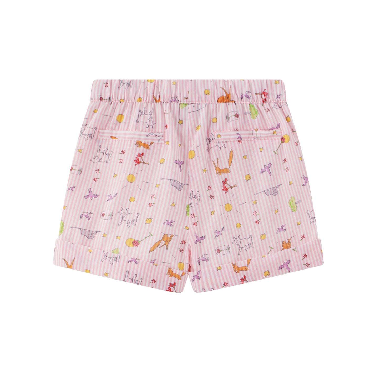 Toddler Girl Strength Cotton Twill Embroidered Shorts