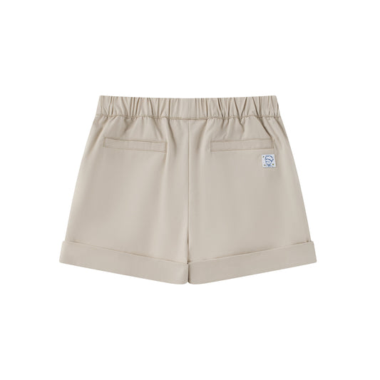 Toddler Girl Strength Cotton Twill Embroidered Shorts