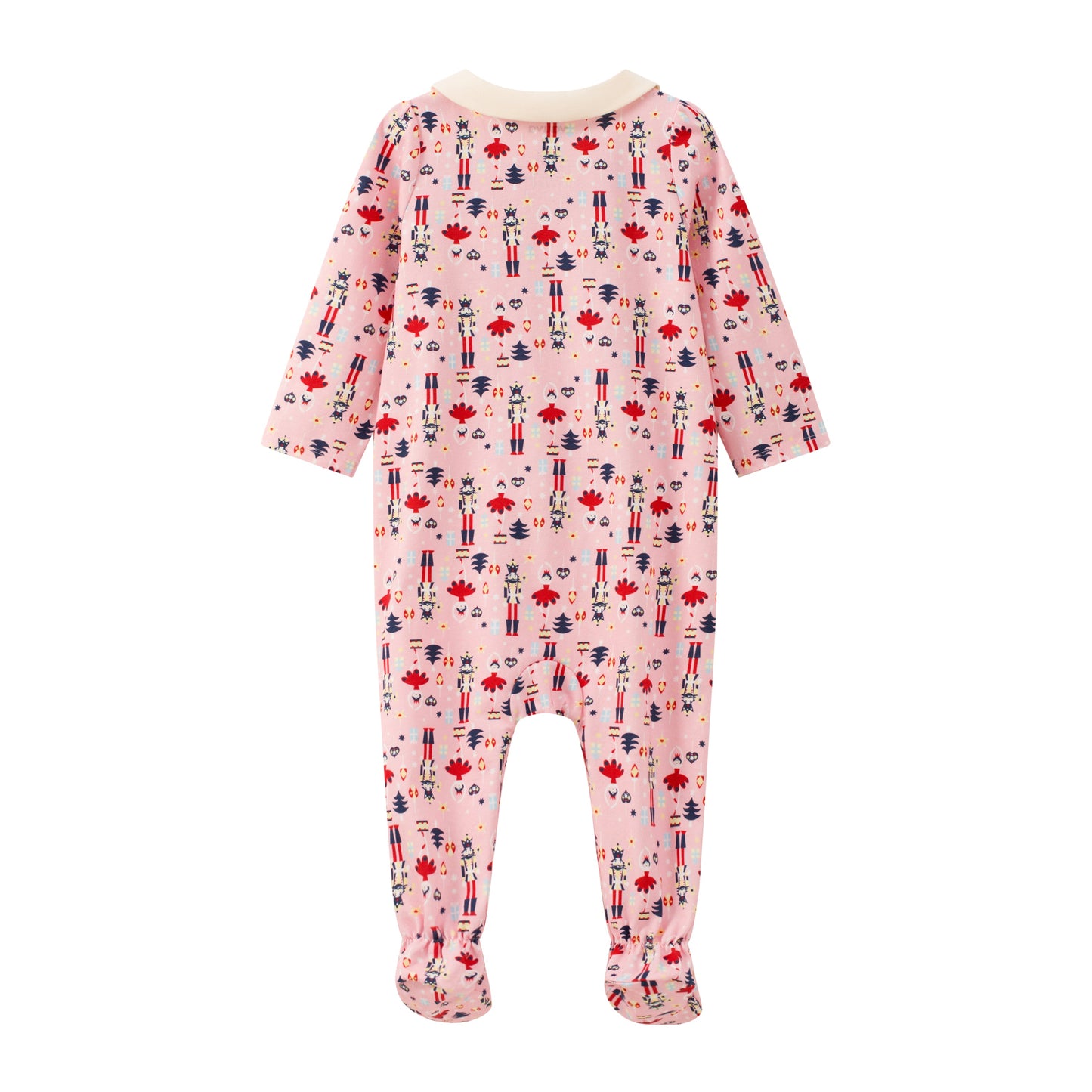 Nutcracker-Print Romper