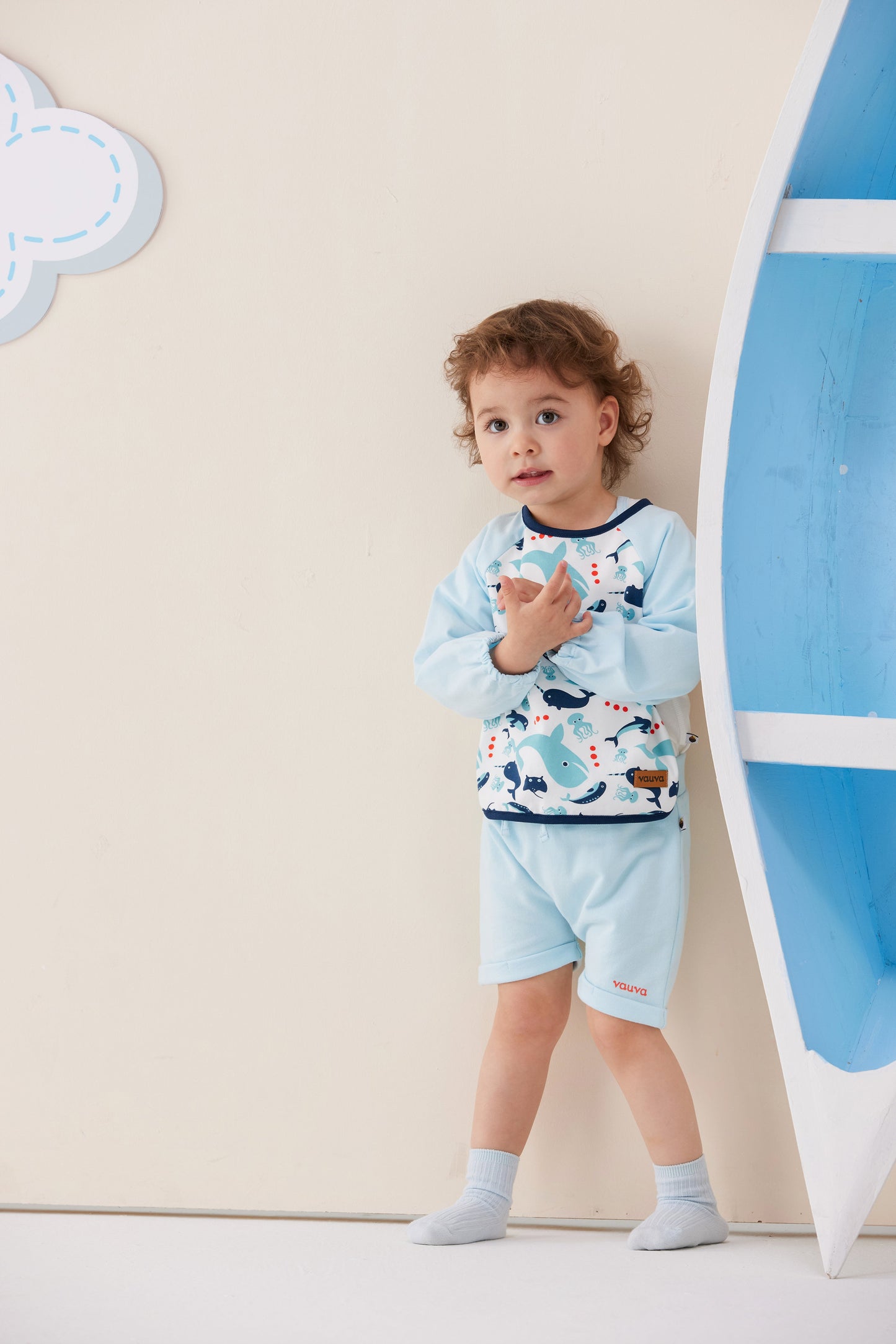 Baby Boy Long Sleeves Bib