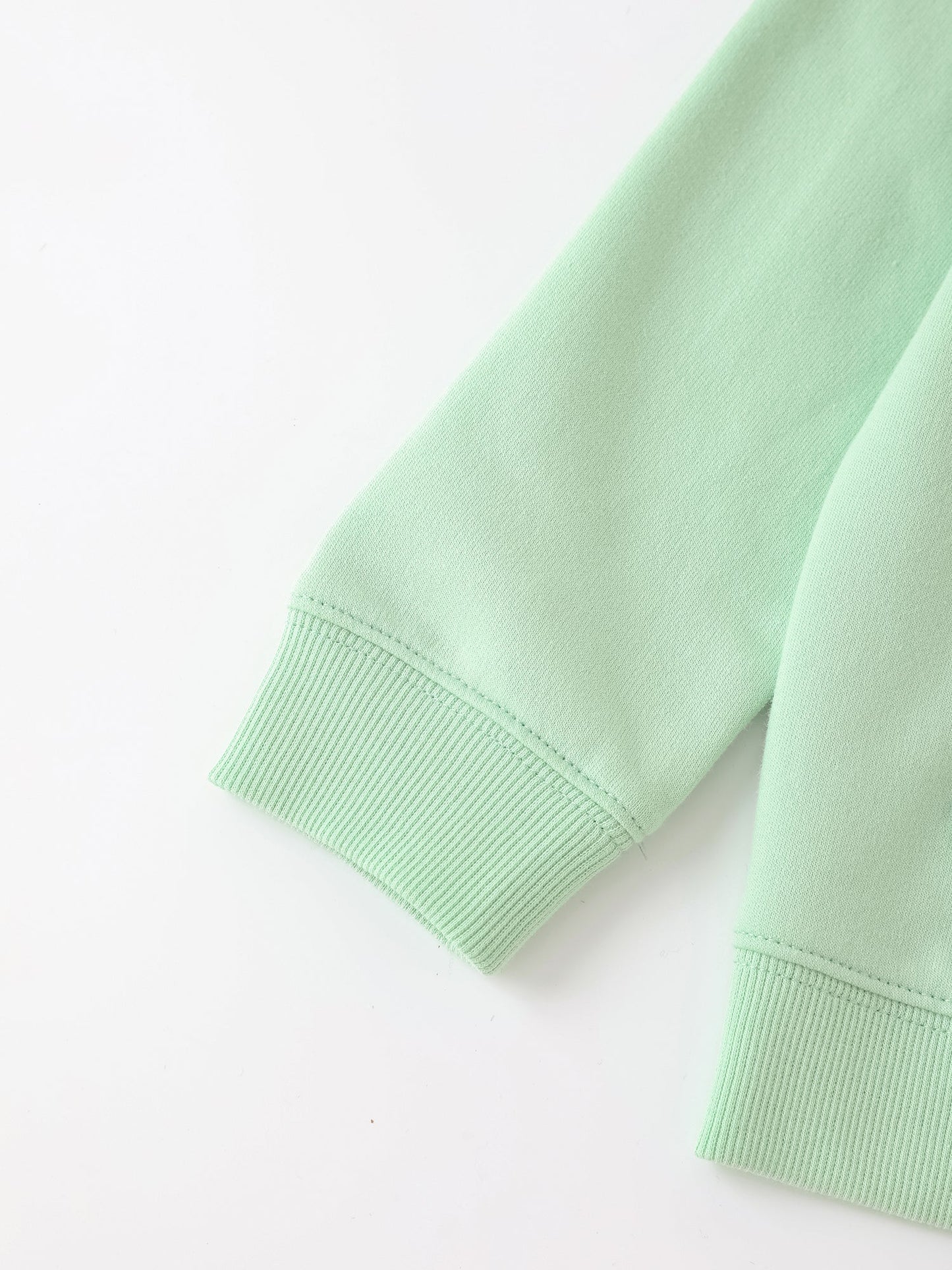 Kid Long Sleeve Embroidery Zipped Hoodie