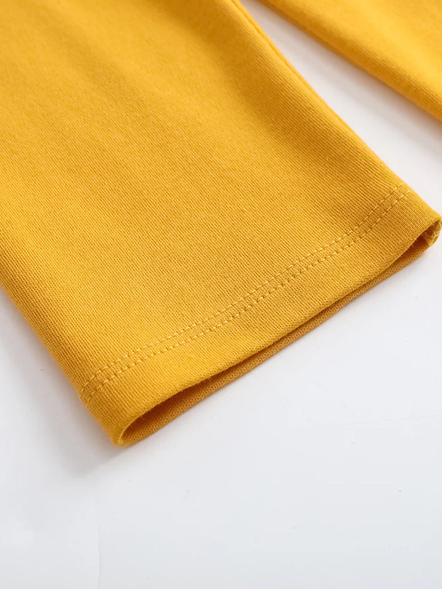 Kid Cotton Long Sleeve Crewneck T-Shirt