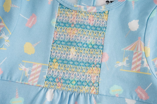 Unicorn-Print Romper