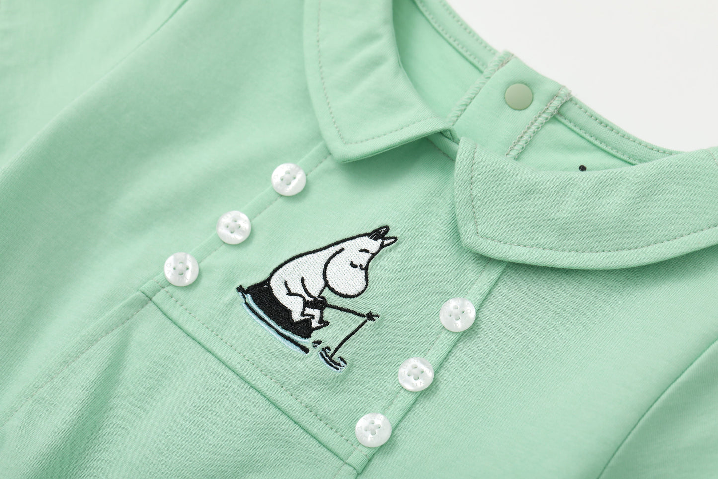 Baby Boy Moomin Embroidered Bodysuit