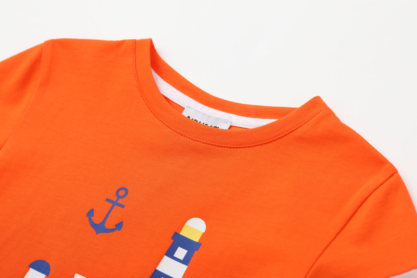 Toddler Sailor Hook& Light House Print T-Shirt