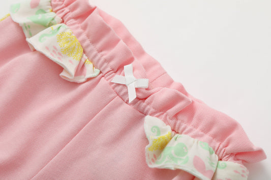 Organic Cotton Baby Girl's Short - Crystal Rose