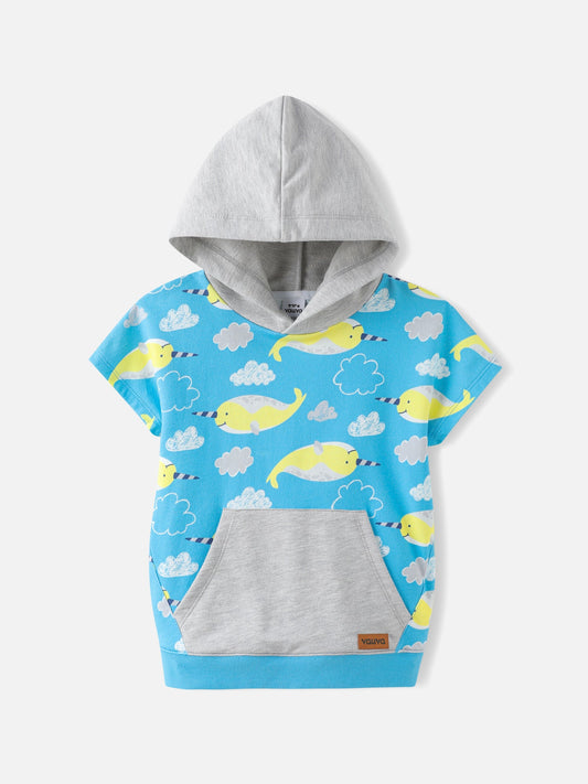 Boys Allover Hoodie Gilet