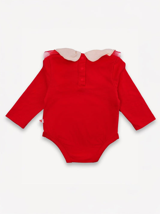 Nutcracker-Print Long Sleeve Bodysuit