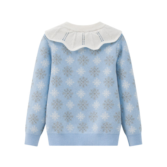 Collar Jacquard Jumper