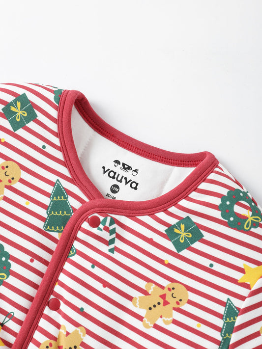 Babies Xmas Pattern Light Padded Jacket