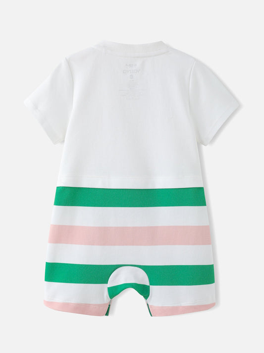 Baby's Graphic Layered Romper