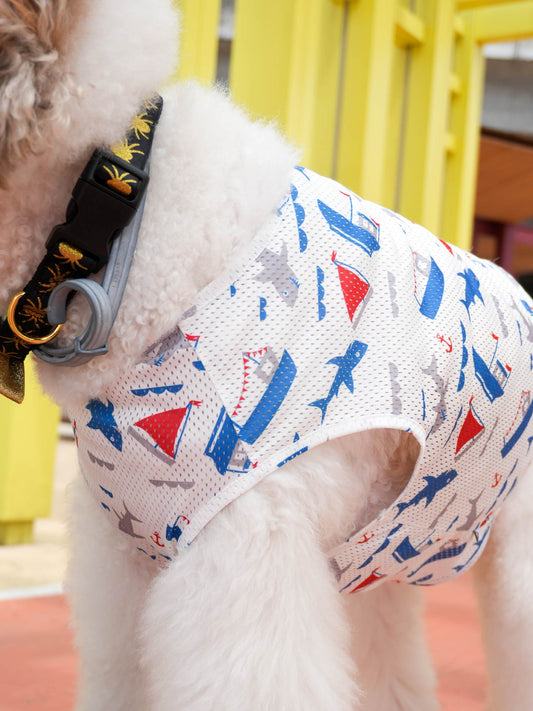 Dogs' Allover Print Vest