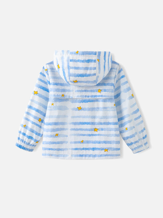 Boys Stripes Hooded Jacket