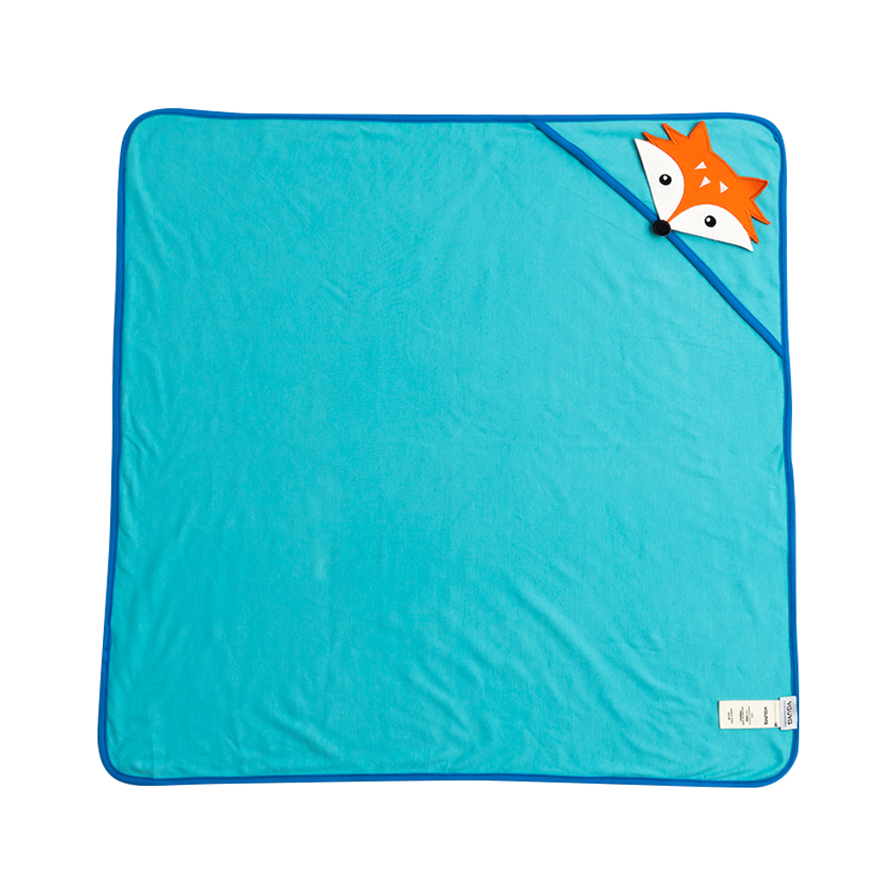 Fox And Bear Blanket Organic Cotton