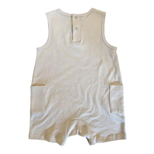 Vauva SS23 Safari-男嬰豹紋棉袖連身褲