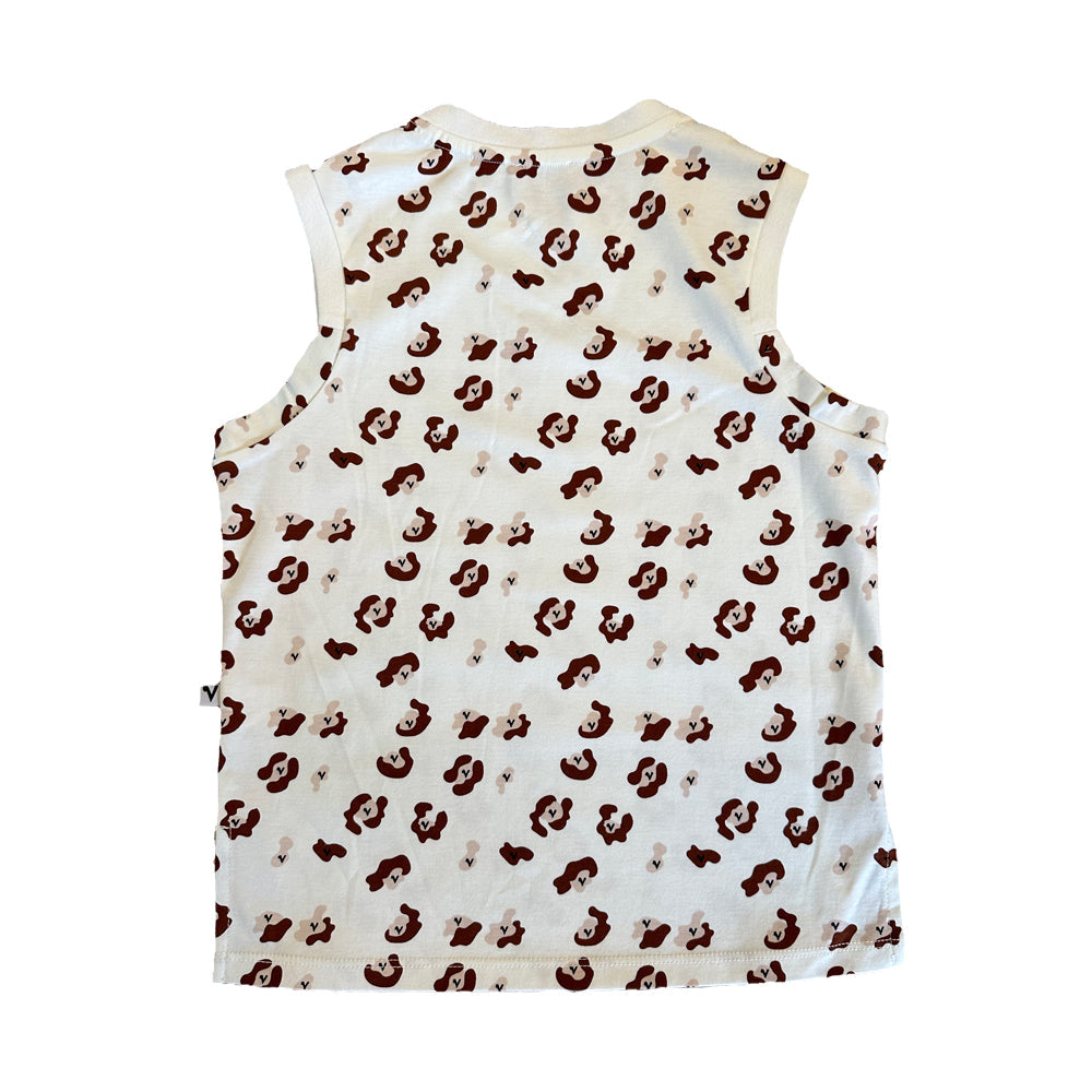 Boys Leopard Print Cotton Vest