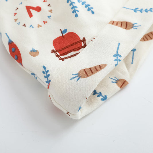 Vauva FW23-女嬰北歐田園風格的棉花帽