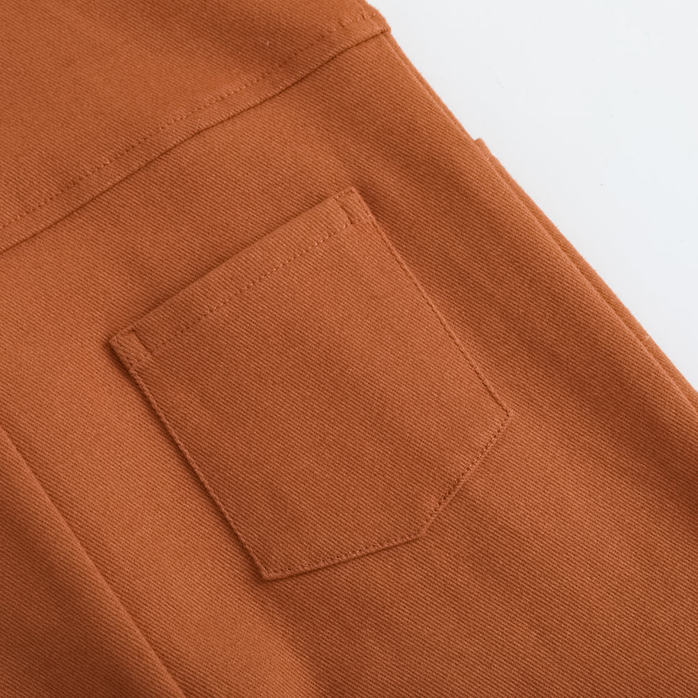 Baby Boys Carrot Embroidery Cotton Dungarees