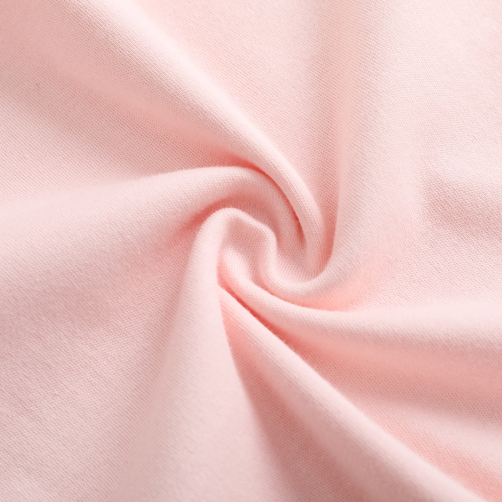 Girls Cotton Long Sleeve Crewneck T-Shirt