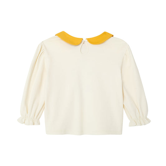 Girls Floral Pattern Cotton Tops