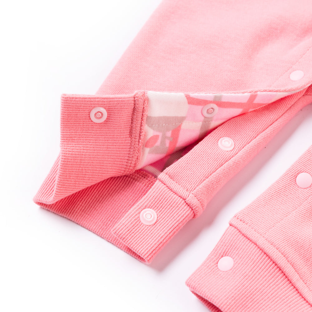 Baby Girls Lovely Nuts Hooded Long Sleeves Bodysuit