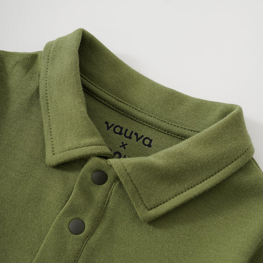 Vauva X Moomin SS23-男嬰Moomin Print棉花長袖緊身衣褲