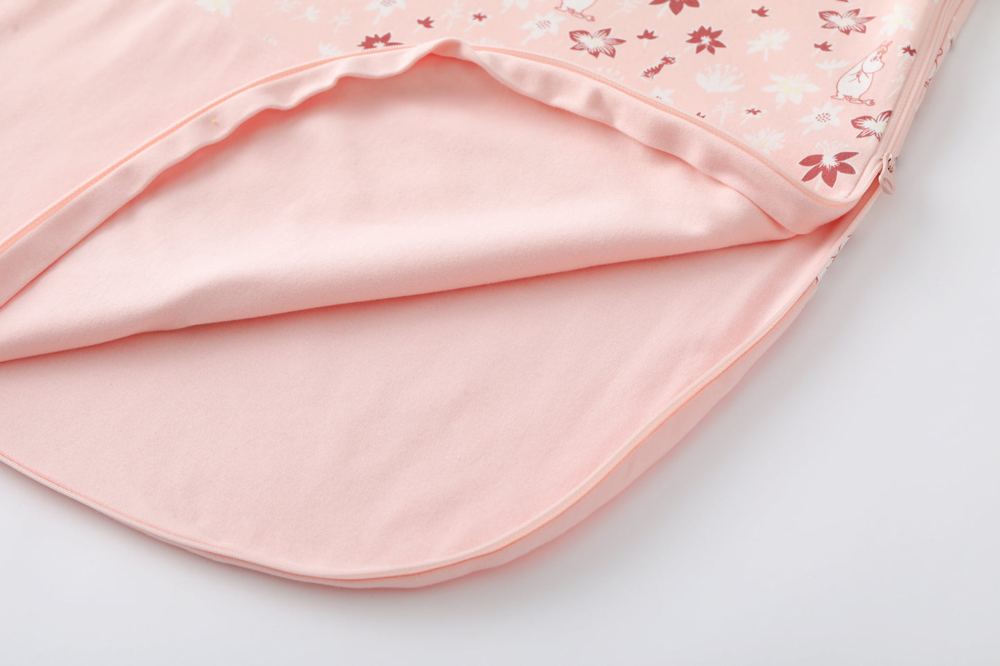 Vauva X Moomin FW23-女嬰Moomin遍布印刷棉睡袋(粉紅色)