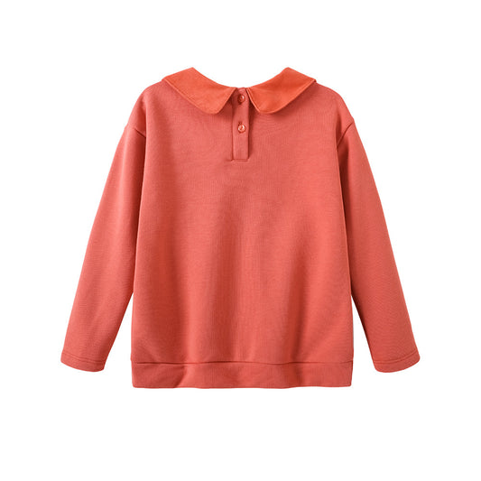 Girls Heart Logo Printed Sweatshirt