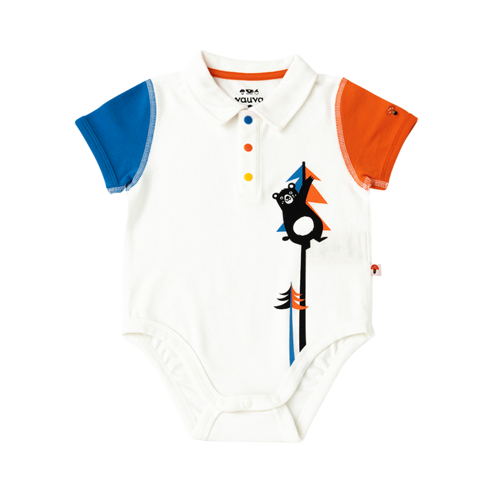 Organic Cotton Baby 2-Packs Fox & Bear Bodysuits