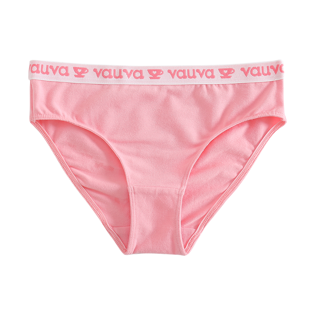 Girls Organic Cotton Underwear - Pattern / Pink
