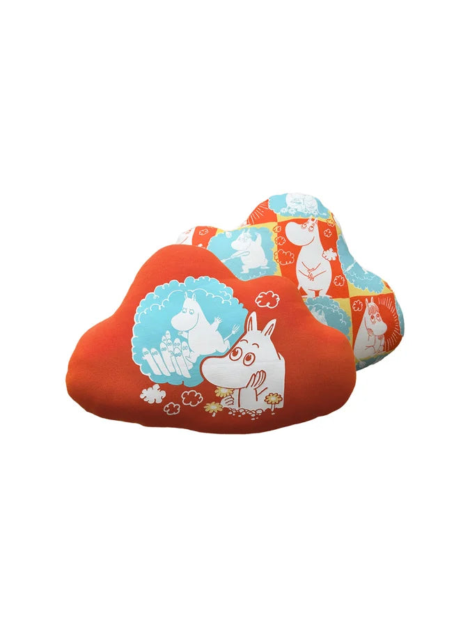 Moomin Cloud-Shaped Cushion, Multi-color