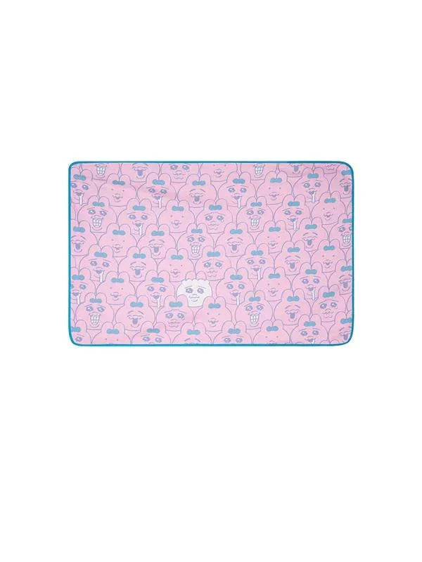 All‑Over Bunny Print Quilted Blanket, Pink