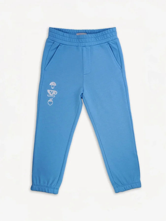 Boys Embroidery Sweatpants, Blue