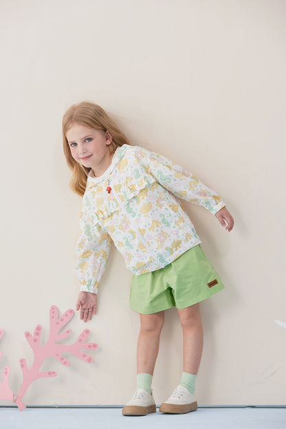 Toddler Fish All Over Print Uv Protection Jacket