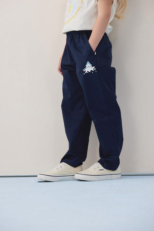 Toddler Shark Print Pants