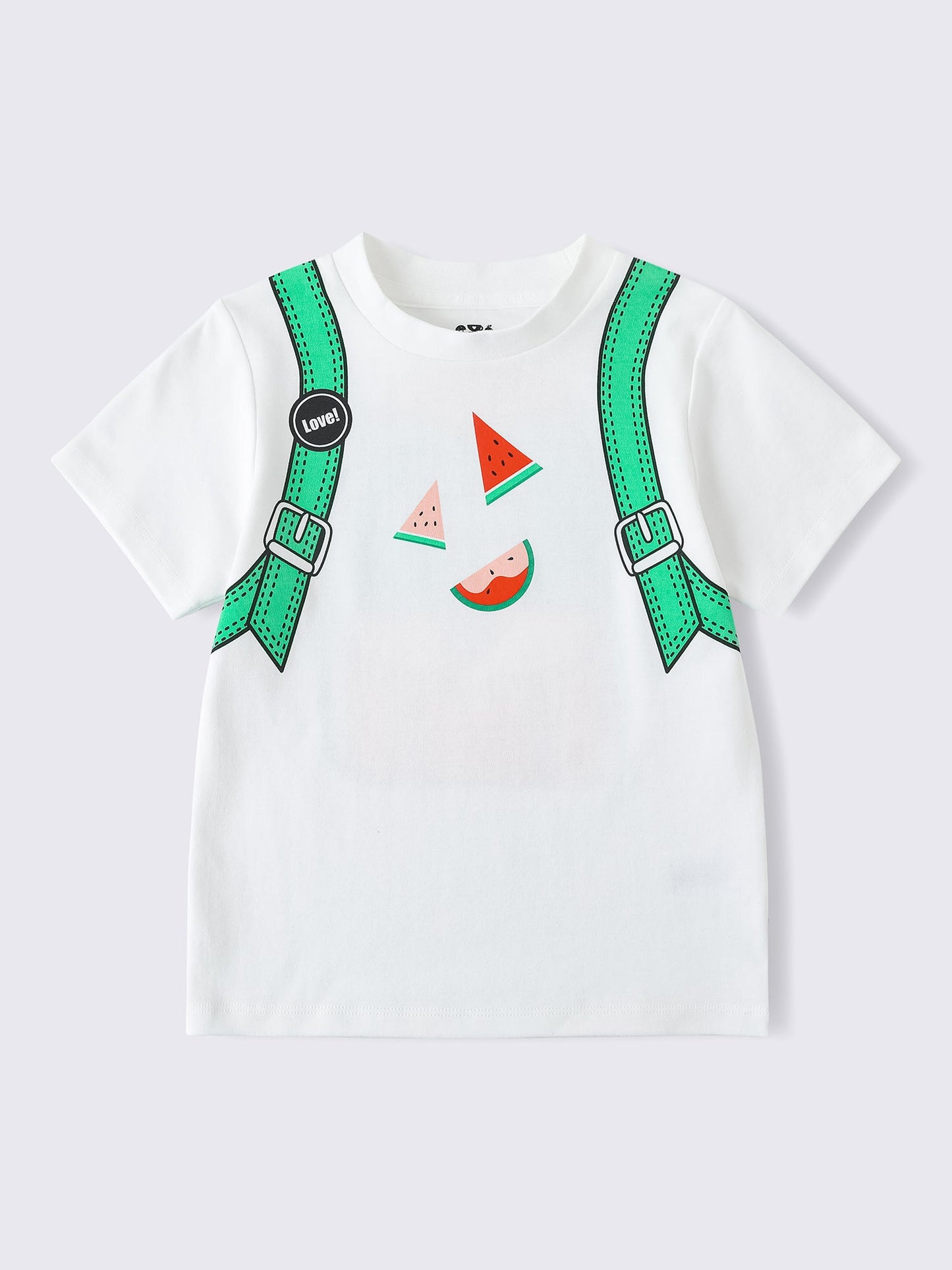 Kid Short Sleeve Backpack Print Tee