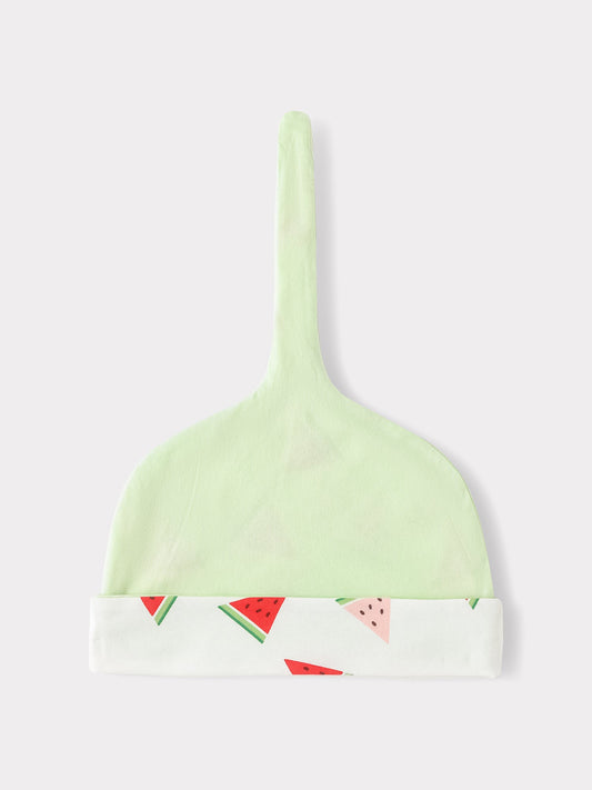 Baby All-Over Watermelon Print Triming Hat