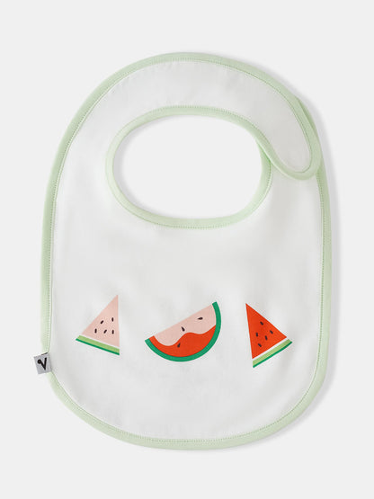 Baby Watermelon Print Bib