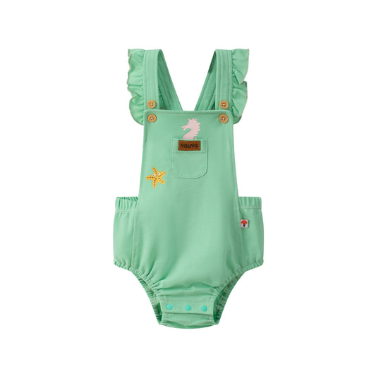 Baby Girl's Organic Cotton Sleeveless Romper