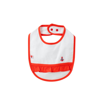 Vauva Baby Sailor Hook Embroidered Bib
