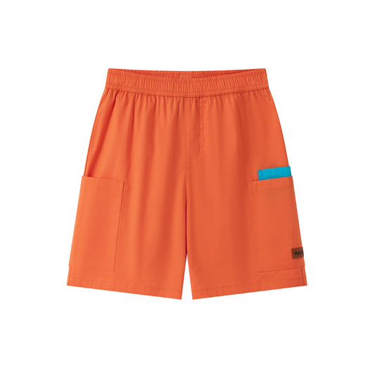 Boys Organic Cotton Double Pocket Shorts